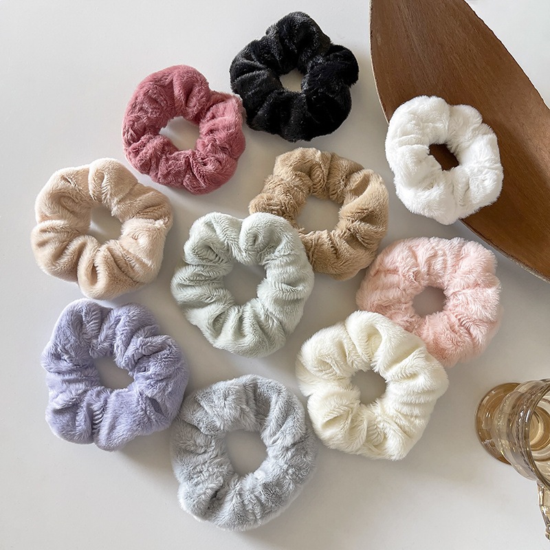 Hair Tie Girl Cute Plush Large Bowel Hair Tie Headband Headtie Headtie