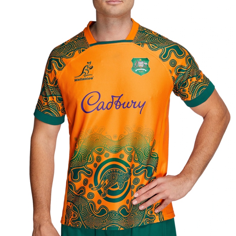 2023 Australia WALLABIES Rugby Jersey Sweatshirt Short Sleeve S-5XL