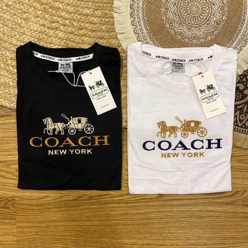 Cotton New T-shirt Coa-cs for Men and Women with The Same Casual T-shirt Letter Carriage Printing Short Sleeve XS-3XL