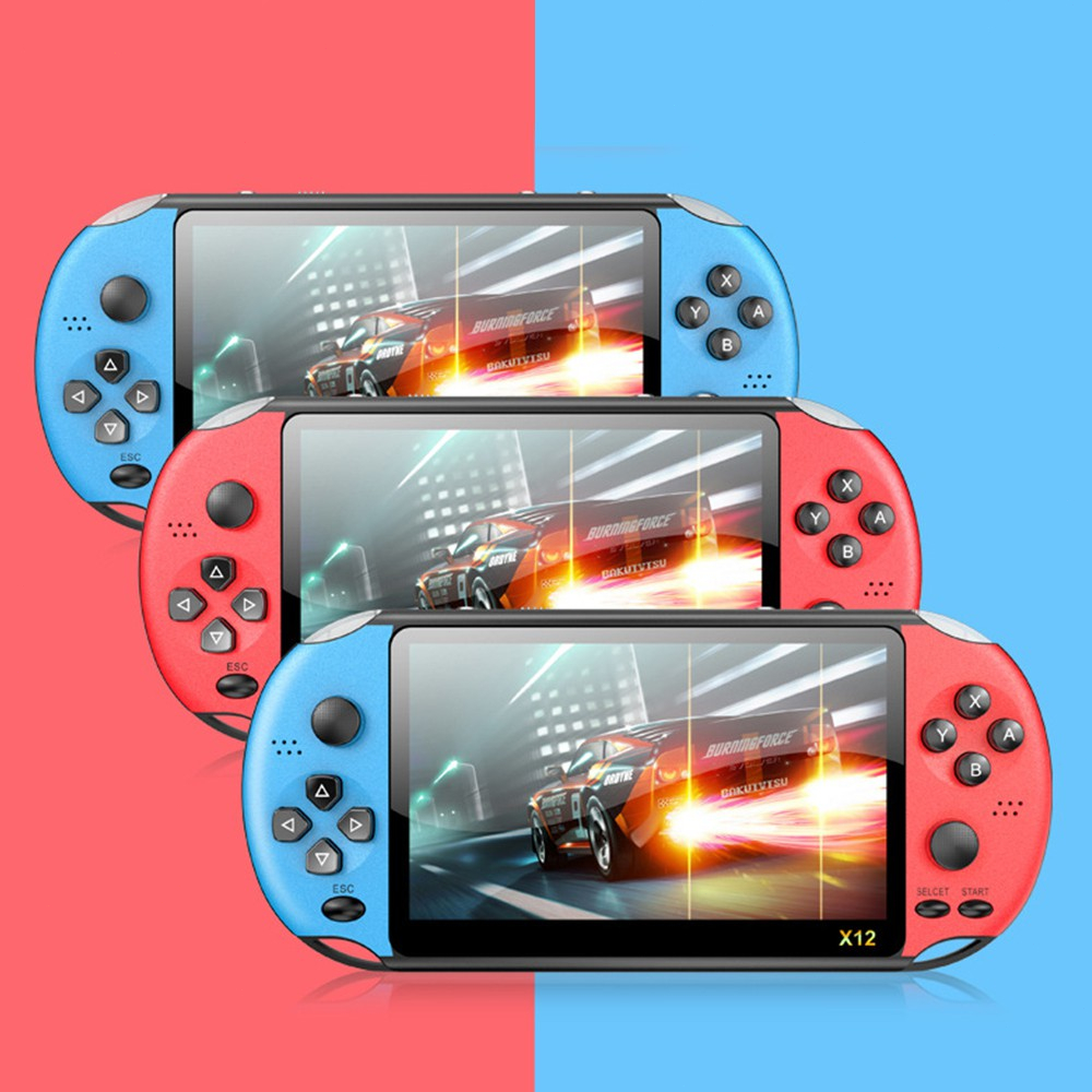 X12 PSP handheld game GBA 5.1 inch player 3000 game console supports MP5 8GB classic